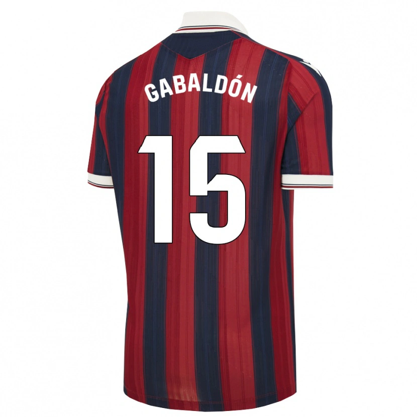 Danxen Homme Maillot María Gabaldón #15 Bleu Nuit Rouge Tenues Domicile 2026/27 T-Shirt