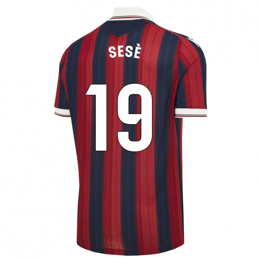 Danxen Homme Maillot Mario Sesè #19 Bleu Nuit Rouge Tenues Domicile 2026/27 T-Shirt