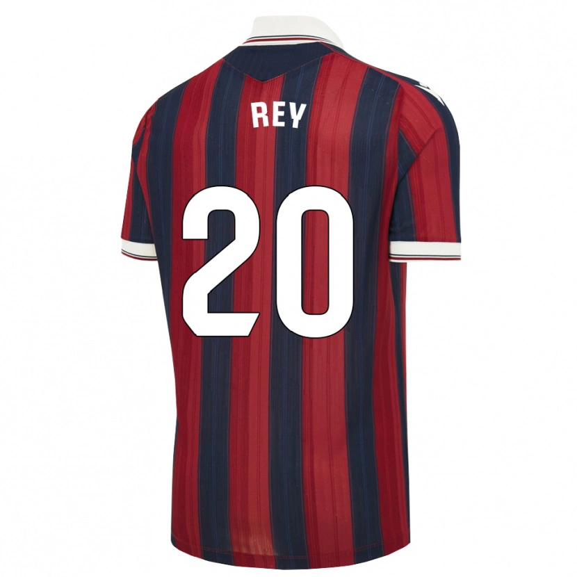 Danxen Homme Maillot Oriol Rey #20 Bleu Nuit Rouge Tenues Domicile 2026/27 T-Shirt