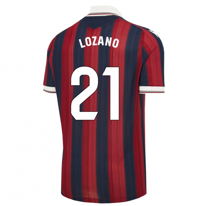Danxen Homme Maillot Sergio Lozano #21 Bleu Nuit Rouge Tenues Domicile 2026/27 T-Shirt