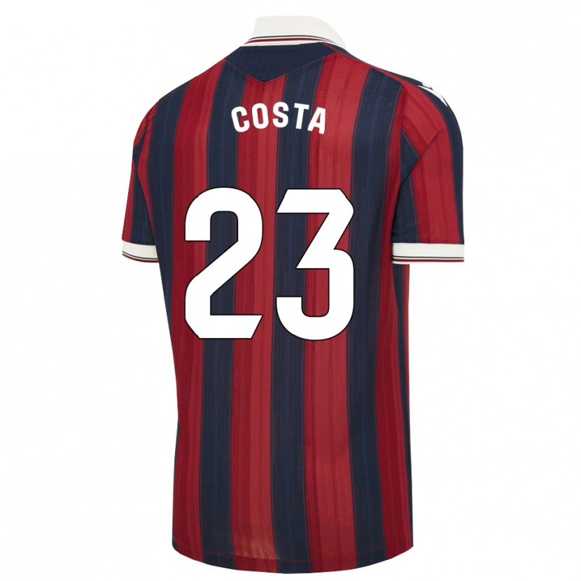 Danxen Homme Maillot Manuel Costa #23 Bleu Nuit Rouge Tenues Domicile 2026/27 T-Shirt