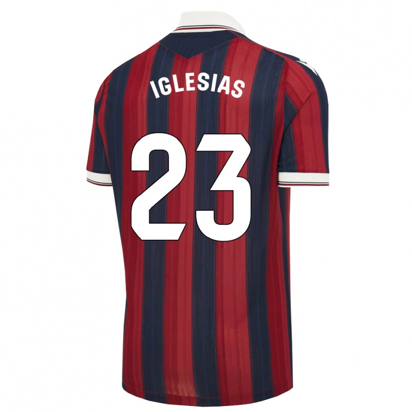 Danxen Homme Maillot Dylan Iglesias #23 Bleu Nuit Rouge Tenues Domicile 2026/27 T-Shirt