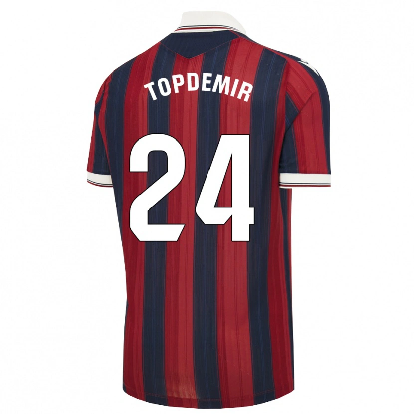 Danxen Homme Maillot Karan Topdemir #24 Bleu Nuit Rouge Tenues Domicile 2026/27 T-Shirt