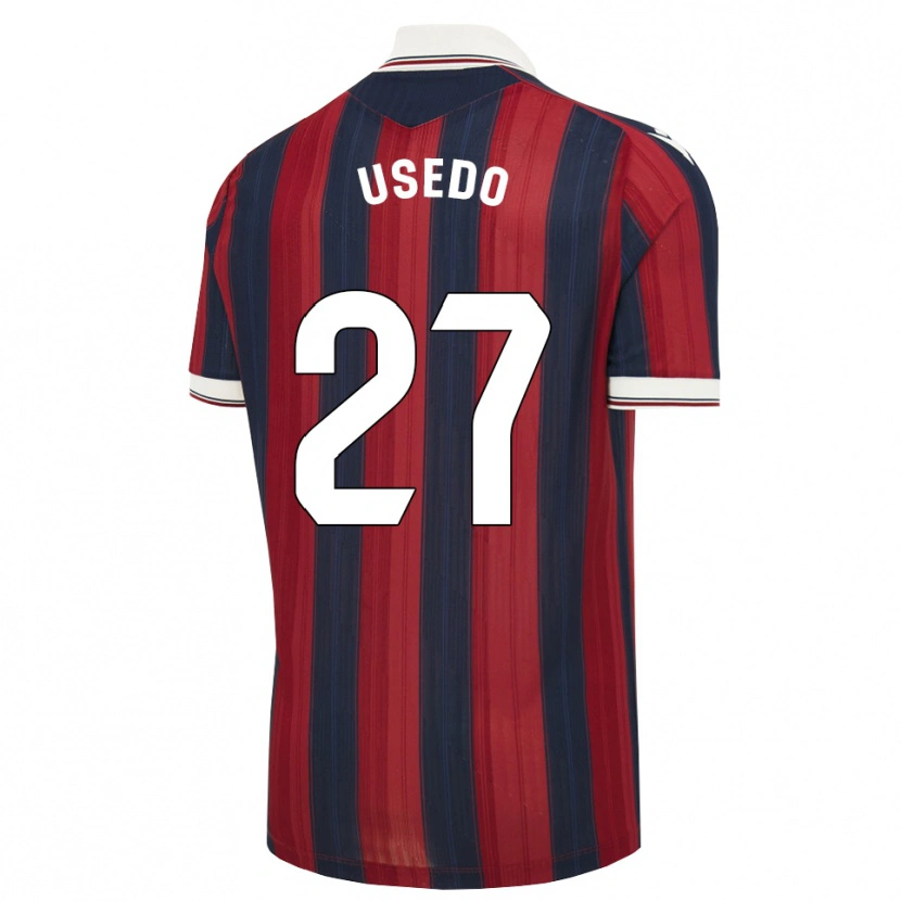 Danxen Homme Maillot Manel Usedo #27 Bleu Nuit Rouge Tenues Domicile 2026/27 T-Shirt