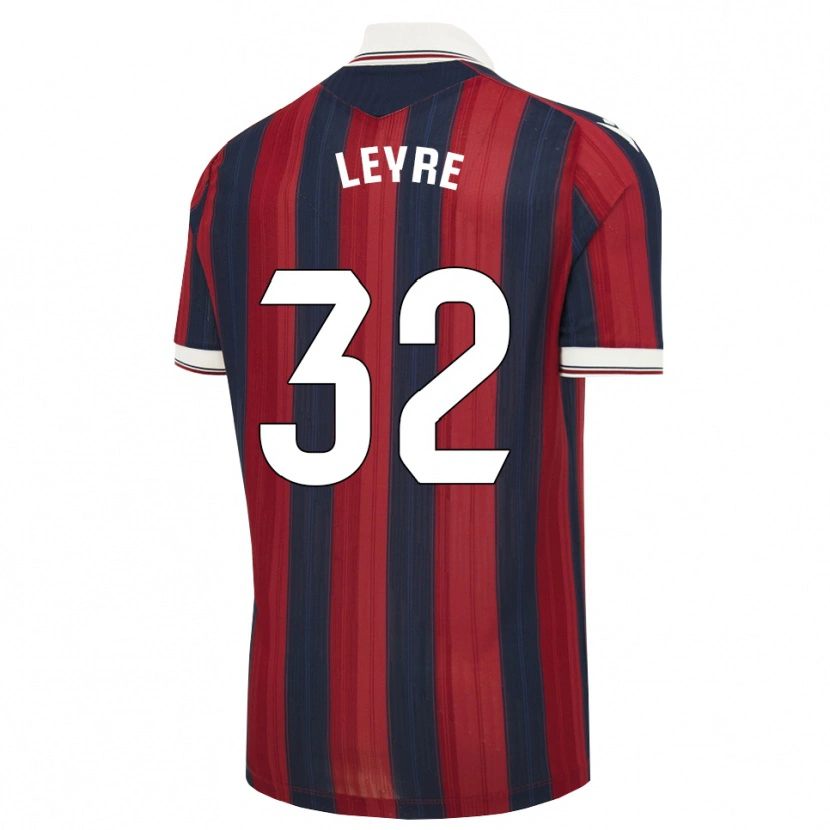 Danxen Homme Maillot Leyre Secades #32 Bleu Nuit Rouge Tenues Domicile 2026/27 T-Shirt