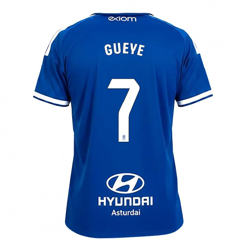Danxen Homme Maillot Lamine Gueye #7 Bleu Moyen Blanc Tenues Domicile 2026/27 T-Shirt