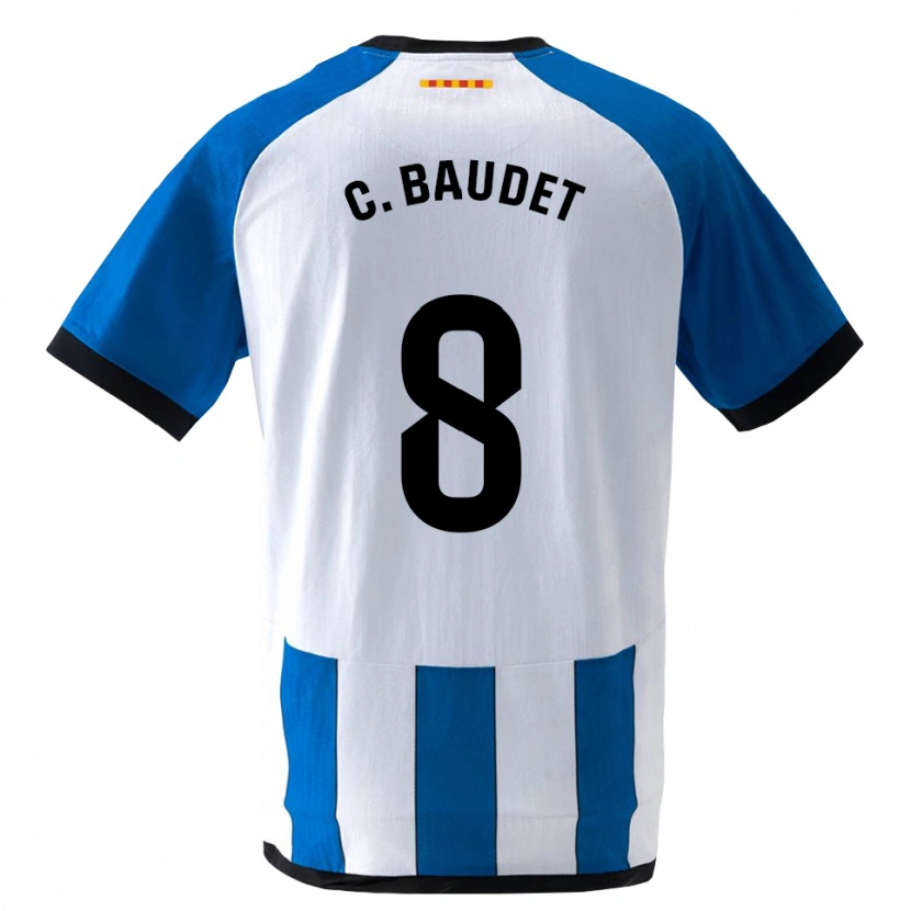 Danxen Homme Maillot Cristina Baudet Lucena #8 Bleu Royal Blanc Tenues Domicile 2026/27 T-Shirt