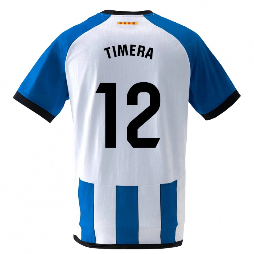 Danxen Homme Maillot Adama Timera #12 Bleu Royal Blanc Tenues Domicile 2026/27 T-Shirt