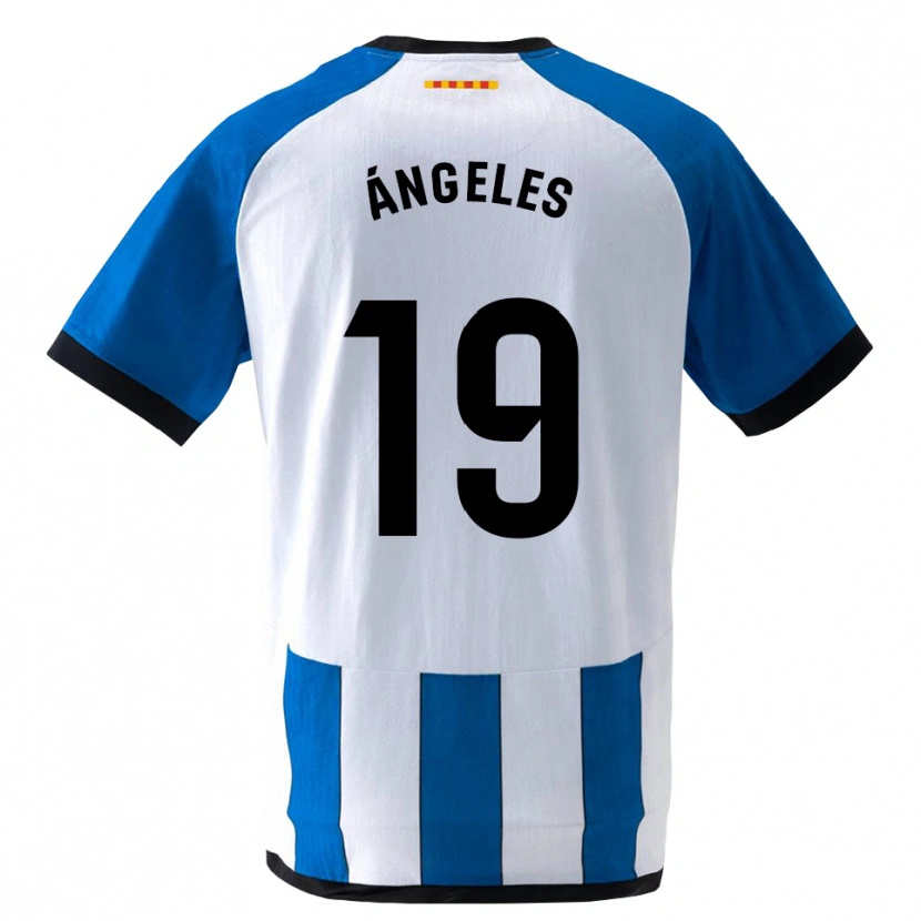 Danxen Homme Maillot Ángeles Del Álamo Sánchez #19 Bleu Royal Blanc Tenues Domicile 2026/27 T-Shirt