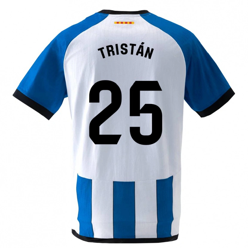 Danxen Homme Maillot Pol Tristán #25 Bleu Royal Blanc Tenues Domicile 2026/27 T-Shirt