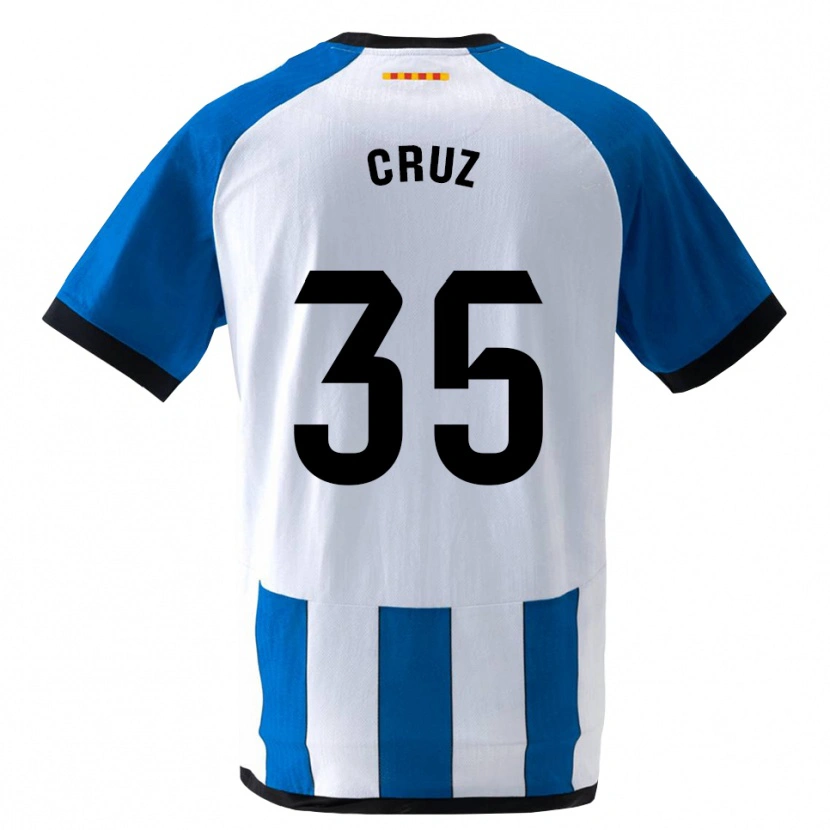 Danxen Homme Maillot Denis Cruz #35 Bleu Royal Blanc Tenues Domicile 2026/27 T-Shirt