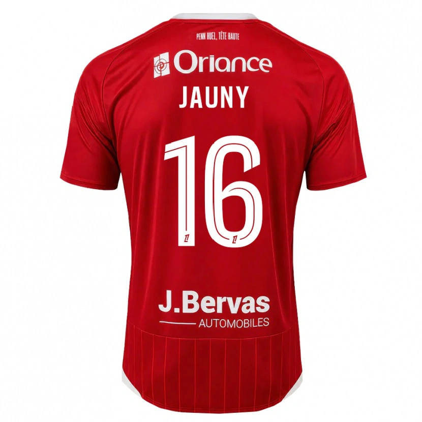 Danxen Homme Maillot Noah Jauny #16 Blanc Rouge Tenues Domicile 2026/27 T-Shirt