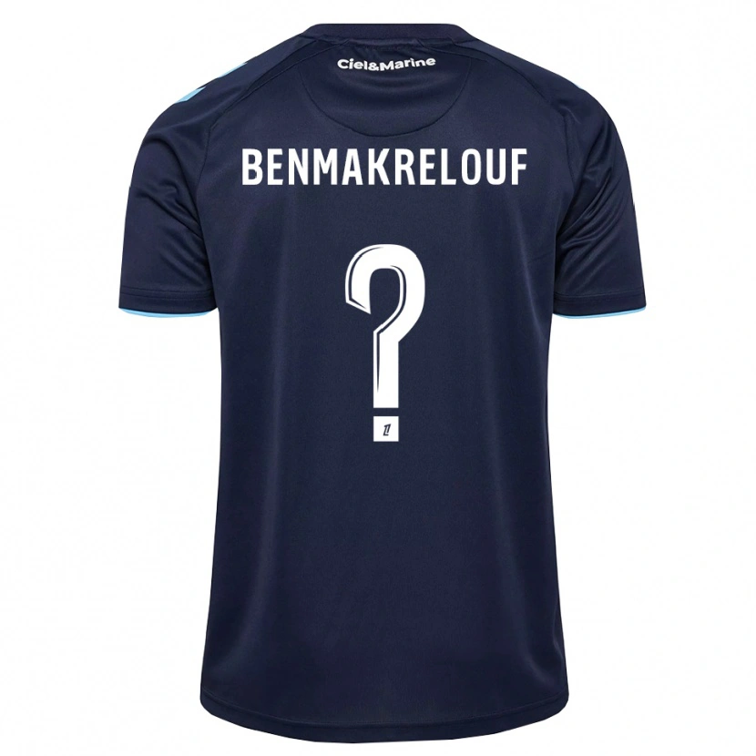 Danxen Homme Maillot Kwider Benmakrelouf #0 Bleu Barbeau Bleu Nuit Tenues Domicile 2026/27 T-Shirt