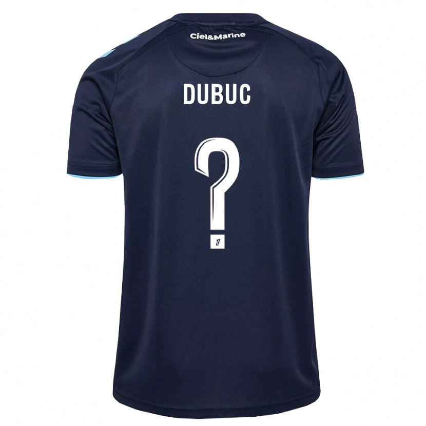 Danxen Homme Maillot Timéo Dubuc #0 Bleu Barbeau Bleu Nuit Tenues Domicile 2026/27 T-Shirt