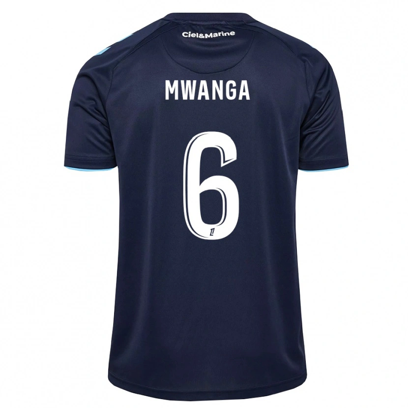 Danxen Homme Maillot Junior Mwanga #6 Bleu Barbeau Bleu Nuit Tenues Domicile 2026/27 T-Shirt
