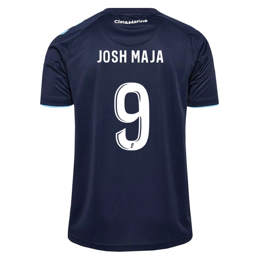Danxen Homme Maillot Josh Maja #9 Bleu Barbeau Bleu Nuit Tenues Domicile 2026/27 T-Shirt