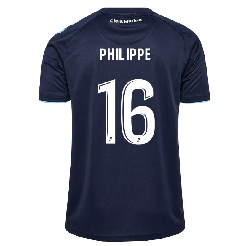 Danxen Homme Maillot Laëtitia Philippe #16 Bleu Barbeau Bleu Nuit Tenues Domicile 2026/27 T-Shirt