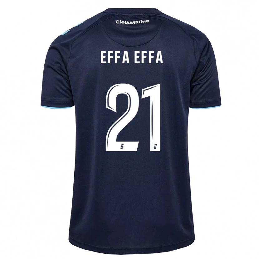 Danxen Homme Maillot Chancelle Effa Effa #21 Bleu Barbeau Bleu Nuit Tenues Domicile 2026/27 T-Shirt