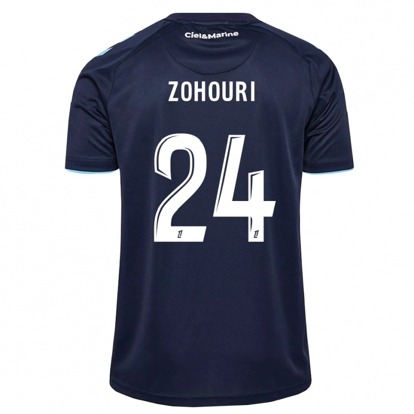 Danxen Homme Maillot Guy-Noël Zohouri #24 Bleu Barbeau Bleu Nuit Tenues Domicile 2026/27 T-Shirt
