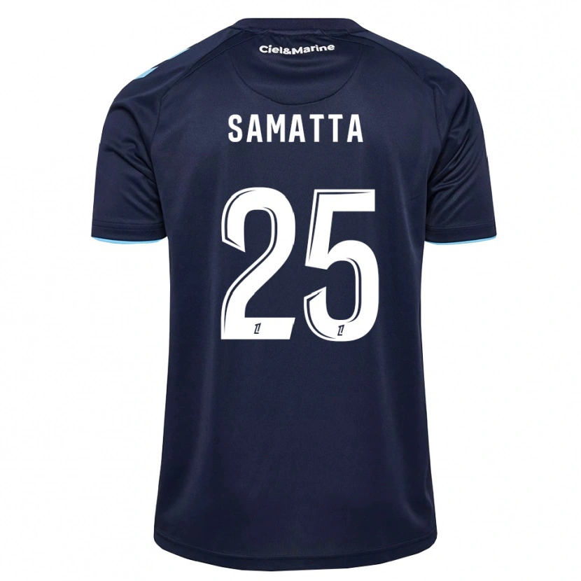 Danxen Homme Maillot Mbwana Samatta #25 Bleu Barbeau Bleu Nuit Tenues Domicile 2026/27 T-Shirt