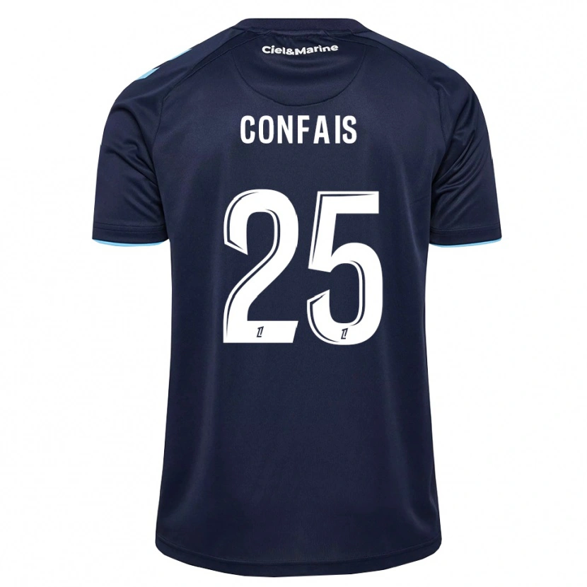 Danxen Homme Maillot Aloïs Confais #25 Bleu Barbeau Bleu Nuit Tenues Domicile 2026/27 T-Shirt