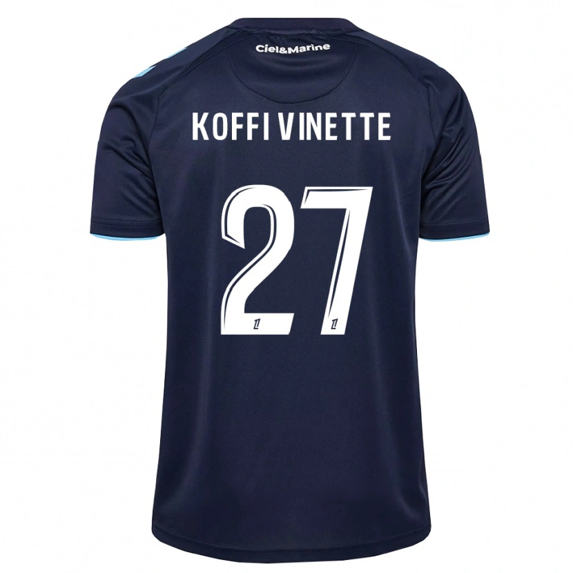 Danxen Homme Maillot Enzo Koffi #27 Bleu Barbeau Bleu Nuit Tenues Domicile 2026/27 T-Shirt