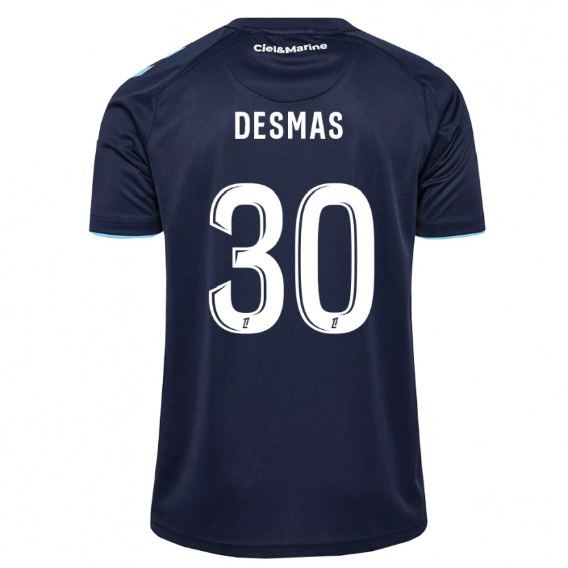 Danxen Homme Maillot Arthur Desmas #30 Bleu Barbeau Bleu Nuit Tenues Domicile 2026/27 T-Shirt