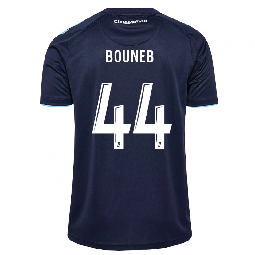 Danxen Homme Maillot Ismaïl Bouneb #44 Bleu Barbeau Bleu Nuit Tenues Domicile 2026/27 T-Shirt