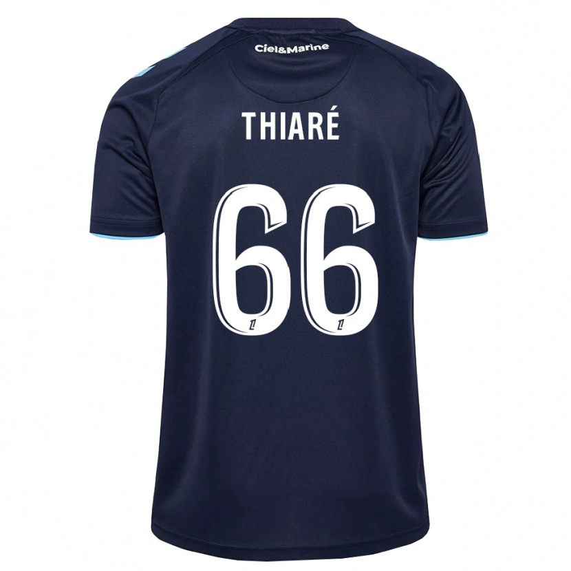 Danxen Homme Maillot Aliou Thiaré #66 Bleu Barbeau Bleu Nuit Tenues Domicile 2026/27 T-Shirt