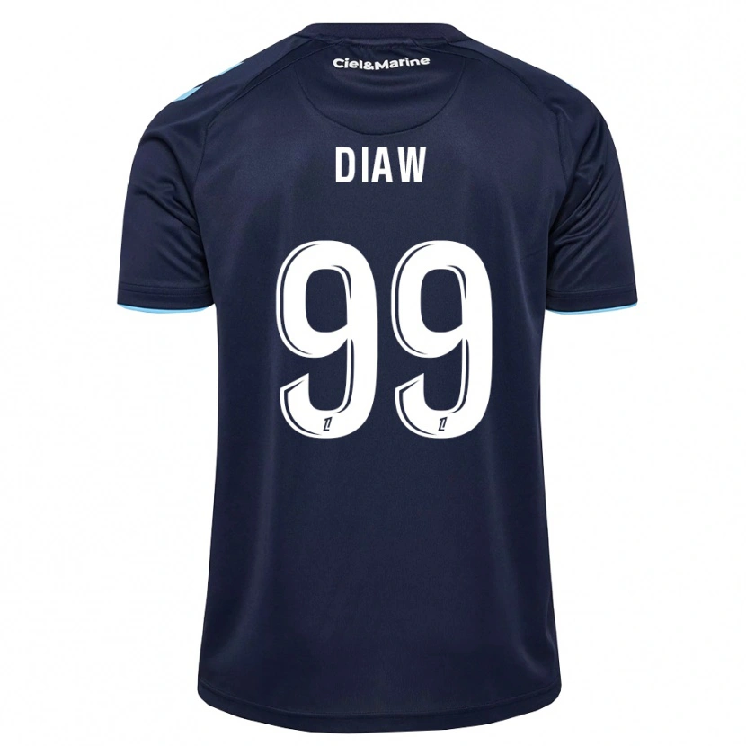 Danxen Homme Maillot Mory Diaw #99 Bleu Barbeau Bleu Nuit Tenues Domicile 2026/27 T-Shirt