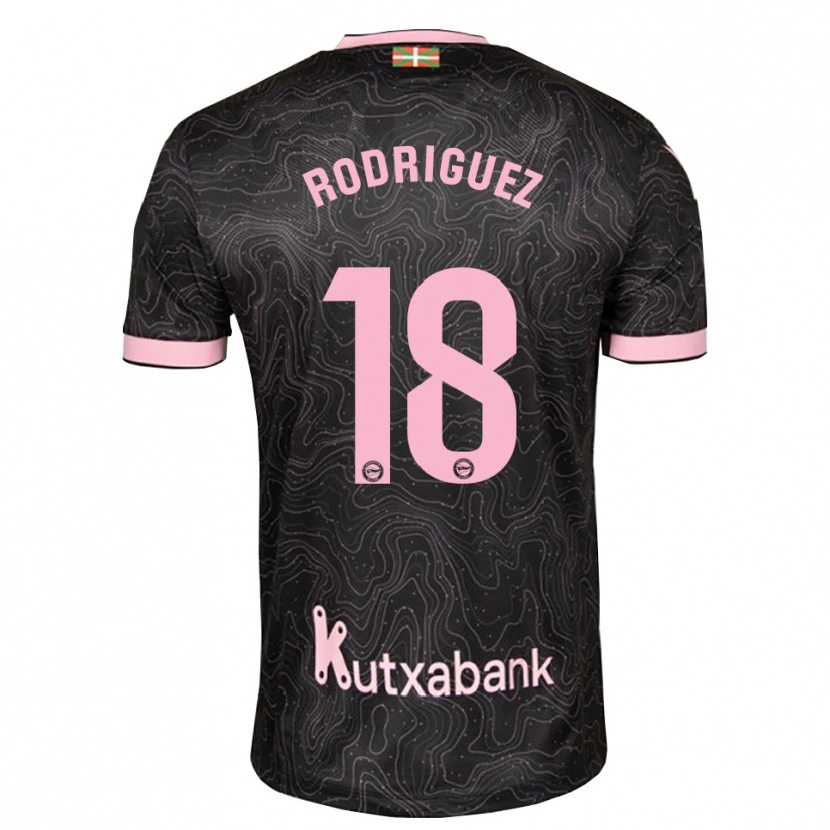 Danxen Homme Maillot Mikel Rodriguez #18 Noir Rose Tenues Extérieur 2026/27 T-Shirt