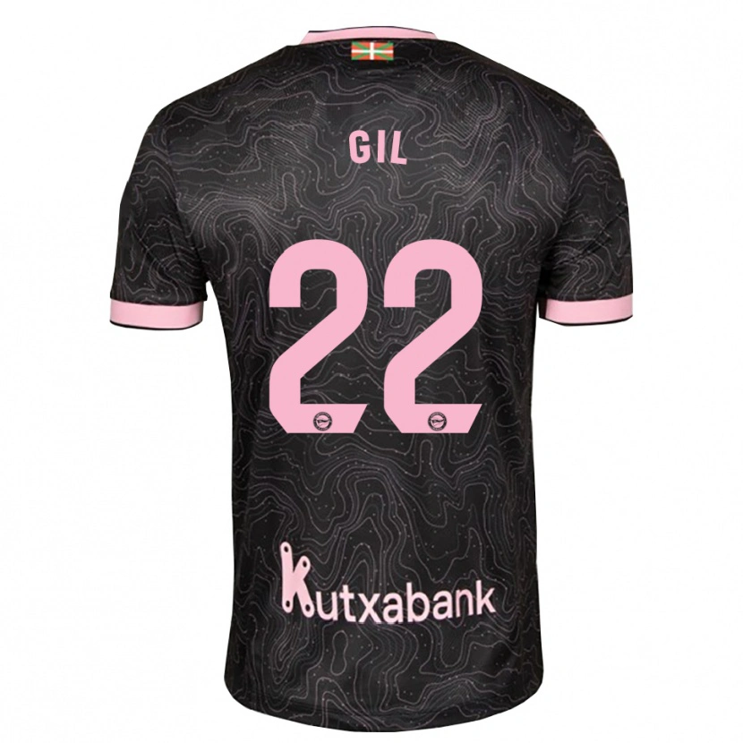 Danxen Homme Maillot Raquel Gil #22 Noir Rose Tenues Extérieur 2026/27 T-Shirt