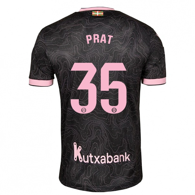 Danxen Homme Maillot Jaric Prat #35 Noir Rose Tenues Extérieur 2026/27 T-Shirt