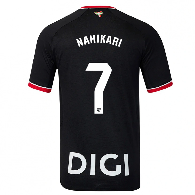 Danxen Homme Maillot Nahikari Garcia Perez #7 Noir Blanc Rouge Tenues Extérieur 2026/27 T-Shirt