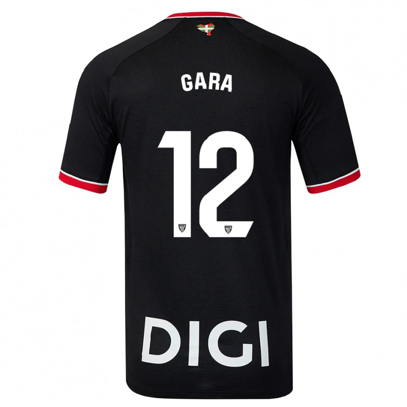 Danxen Homme Maillot Gara #12 Noir Blanc Rouge Tenues Extérieur 2026/27 T-Shirt