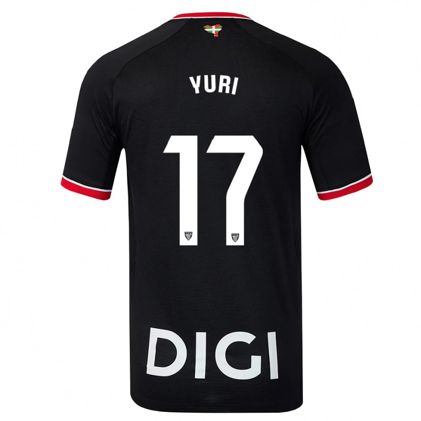 Danxen Homme Maillot Yuri Berchiche #17 Noir Blanc Rouge Tenues Extérieur 2026/27 T-Shirt