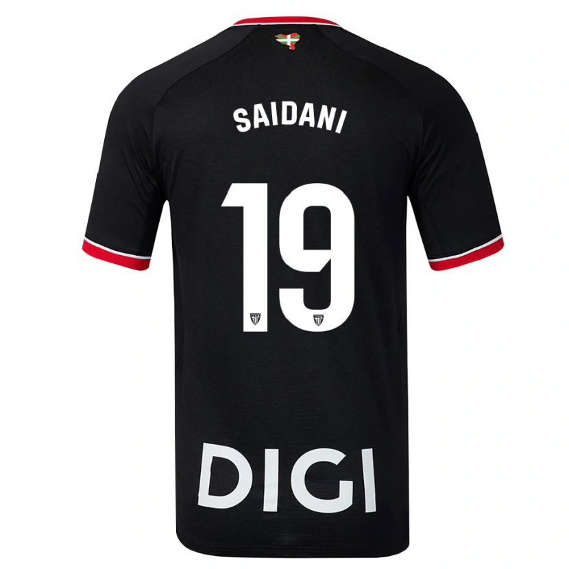 Danxen Homme Maillot Ismahel Saidani #19 Noir Blanc Rouge Tenues Extérieur 2026/27 T-Shirt