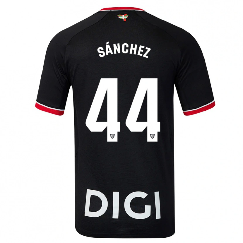 Danxen Homme Maillot Selton Sánchez #44 Noir Blanc Rouge Tenues Extérieur 2026/27 T-Shirt