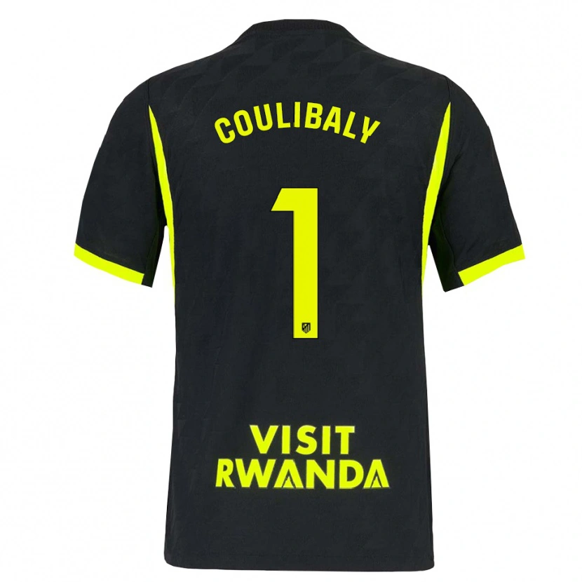 Danxen Homme Maillot Izan Coulibaly #1 Vert Vif Noir Tenues Extérieur 2026/27 T-Shirt