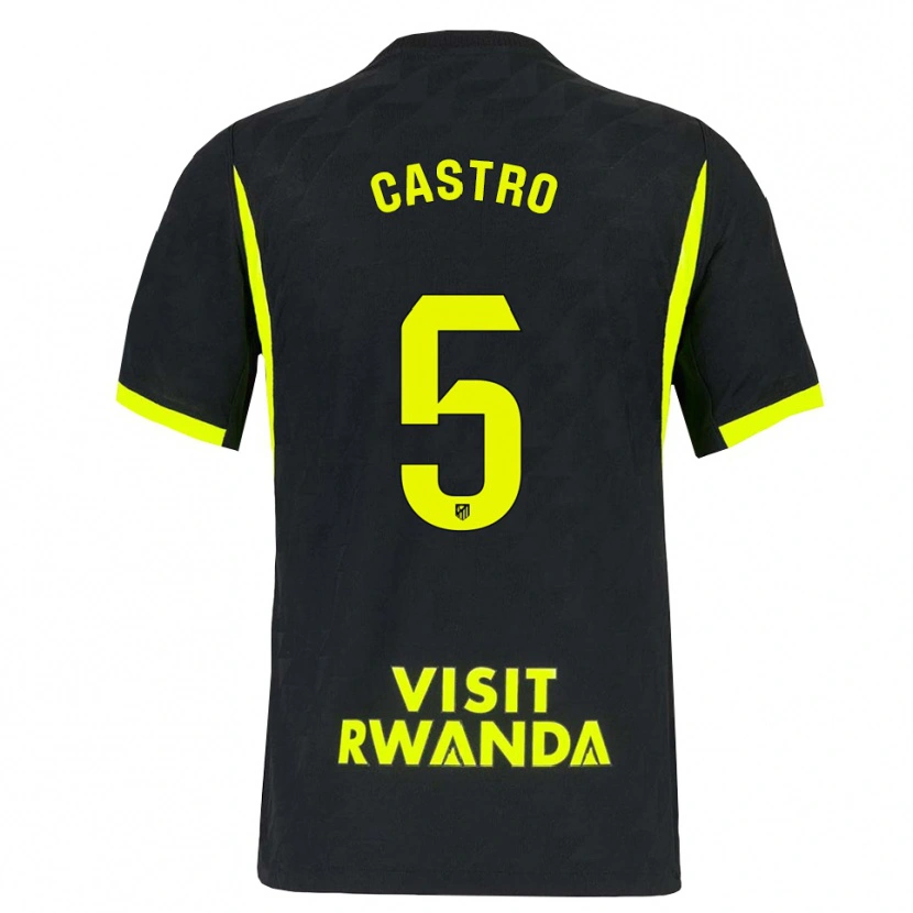 Danxen Homme Maillot Oscar Castro #5 Vert Vif Noir Tenues Extérieur 2026/27 T-Shirt