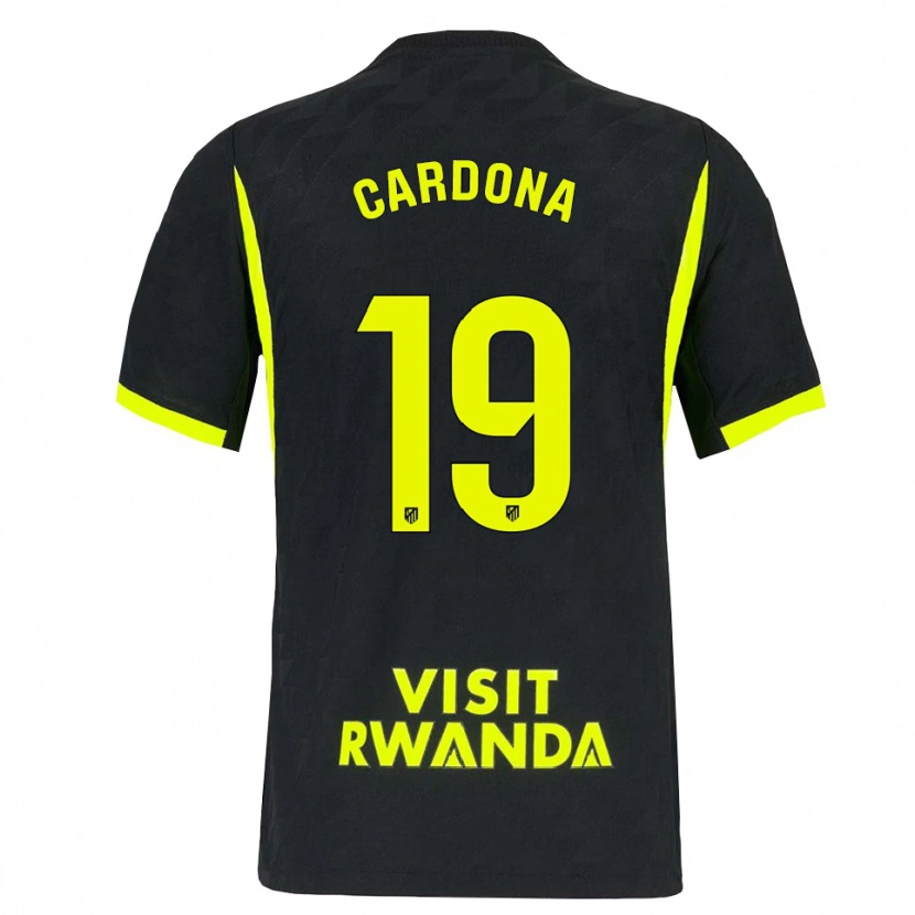 Danxen Homme Maillot Marta Cardona #19 Vert Vif Noir Tenues Extérieur 2026/27 T-Shirt