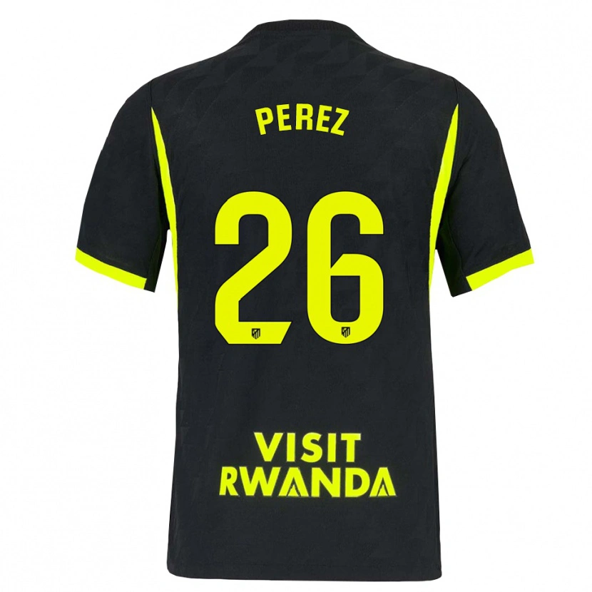 Danxen Homme Maillot Xenia Perez #26 Vert Vif Noir Tenues Extérieur 2026/27 T-Shirt