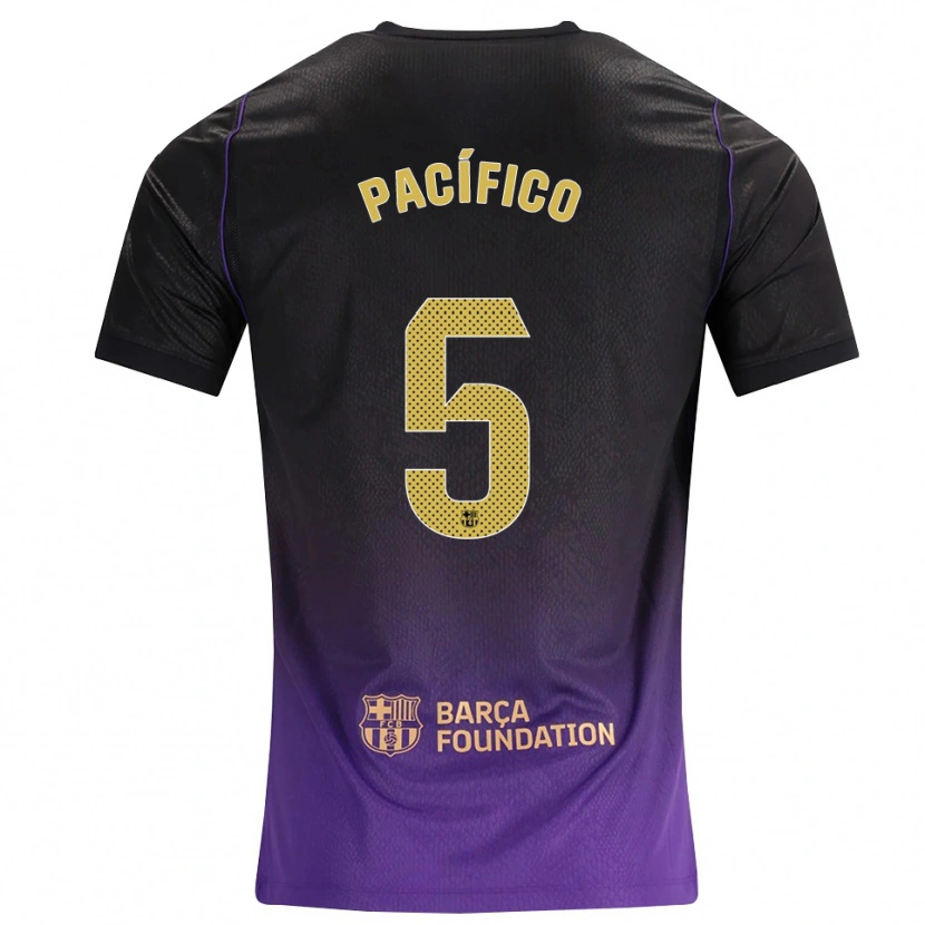 Danxen Homme Maillot Patricio Pacífico #5 Violet Jaune Noir Tenues Extérieur 2026/27 T-Shirt