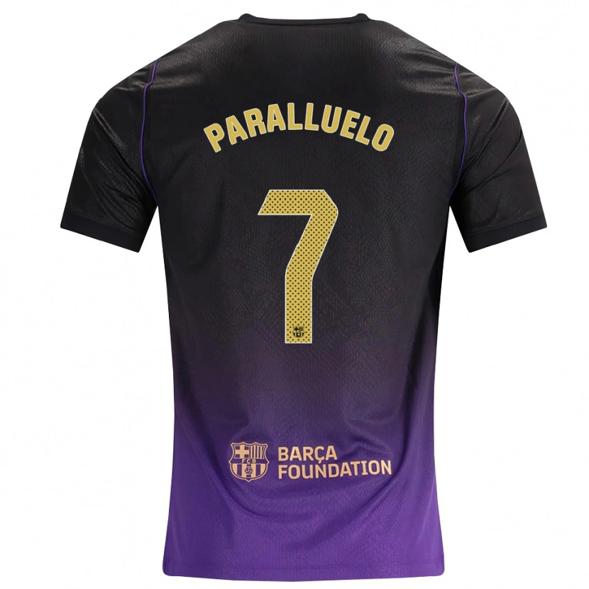 Danxen Homme Maillot Salma Paralluelo #7 Violet Jaune Noir Tenues Extérieur 2026/27 T-Shirt
