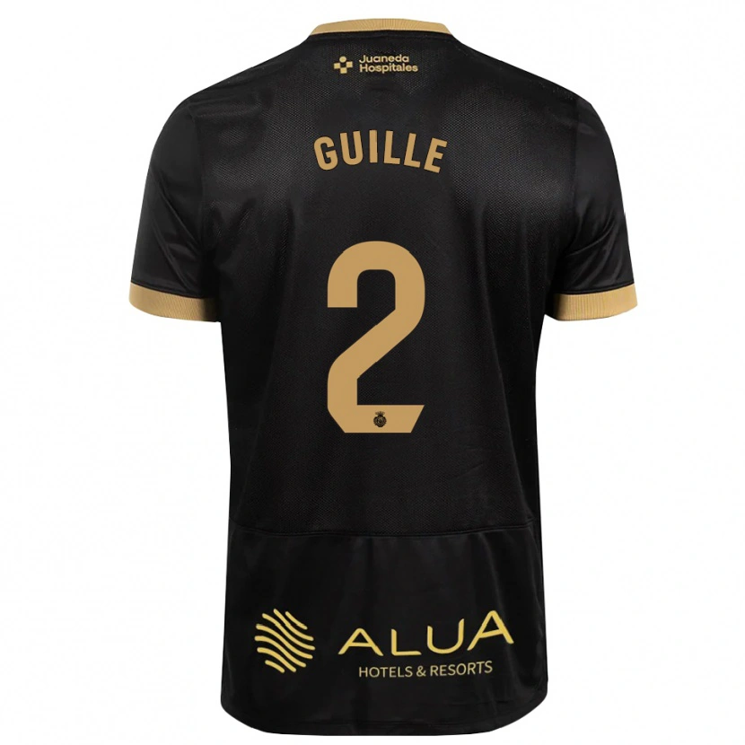 Danxen Homme Maillot Guille Fernández #2 Noir Brun De Sable Bois De Cerf Tenues Extérieur 2026/27 T-Shirt