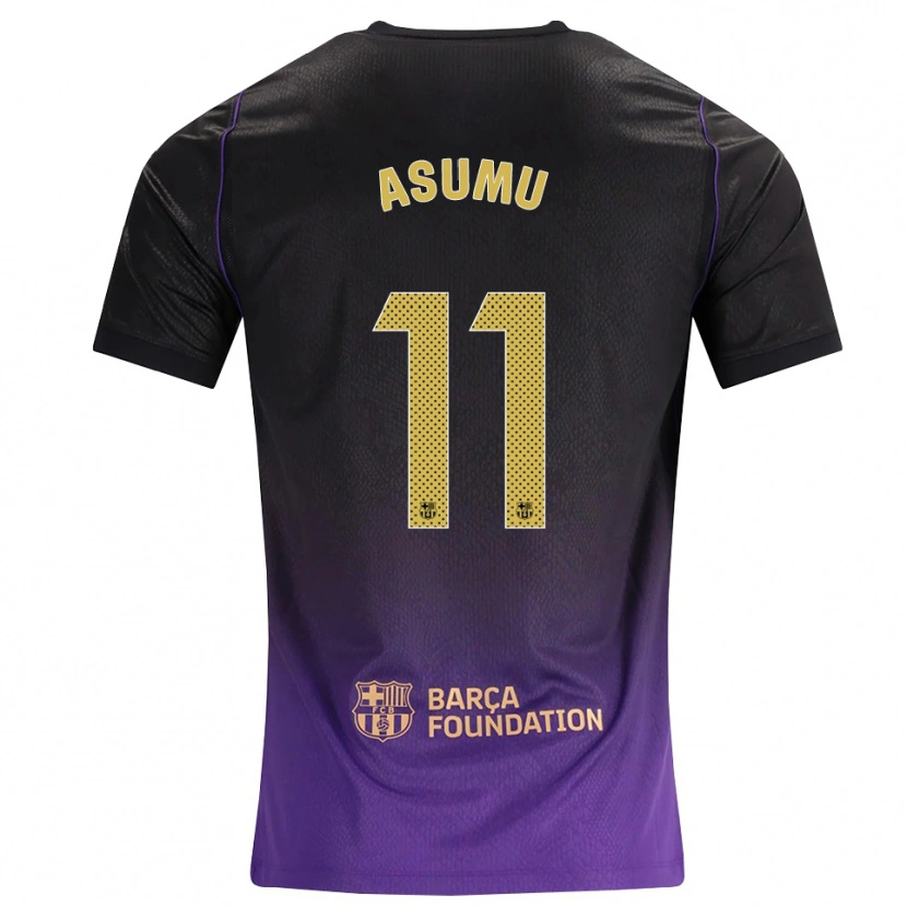 Danxen Homme Maillot Héctor Asumu #11 Violet Jaune Noir Tenues Extérieur 2026/27 T-Shirt