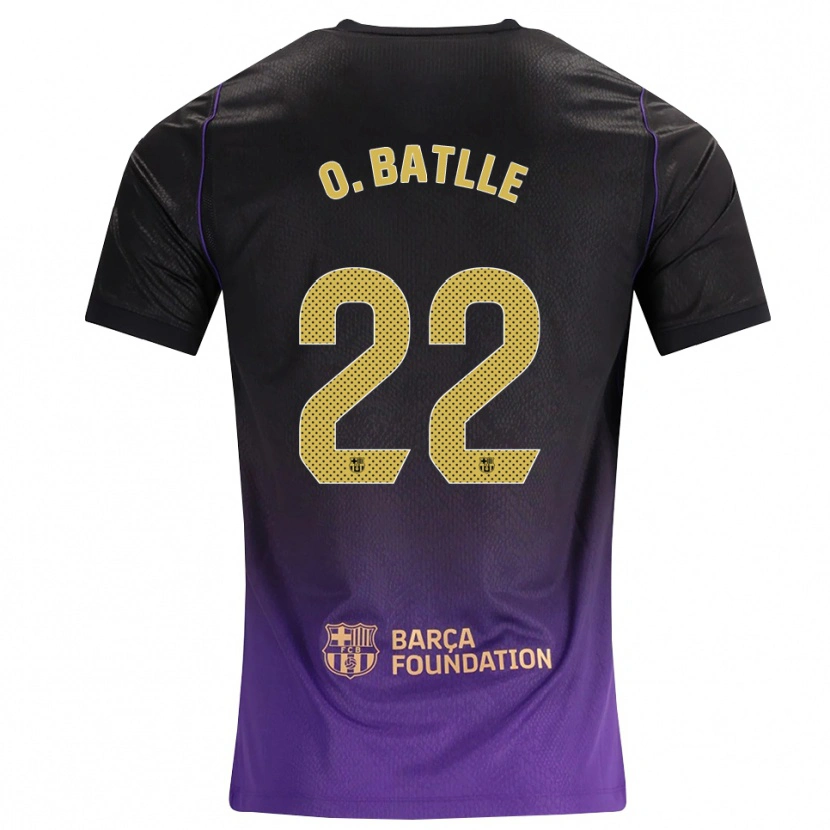 Danxen Homme Maillot Ona Batlle #22 Violet Jaune Noir Tenues Extérieur 2026/27 T-Shirt