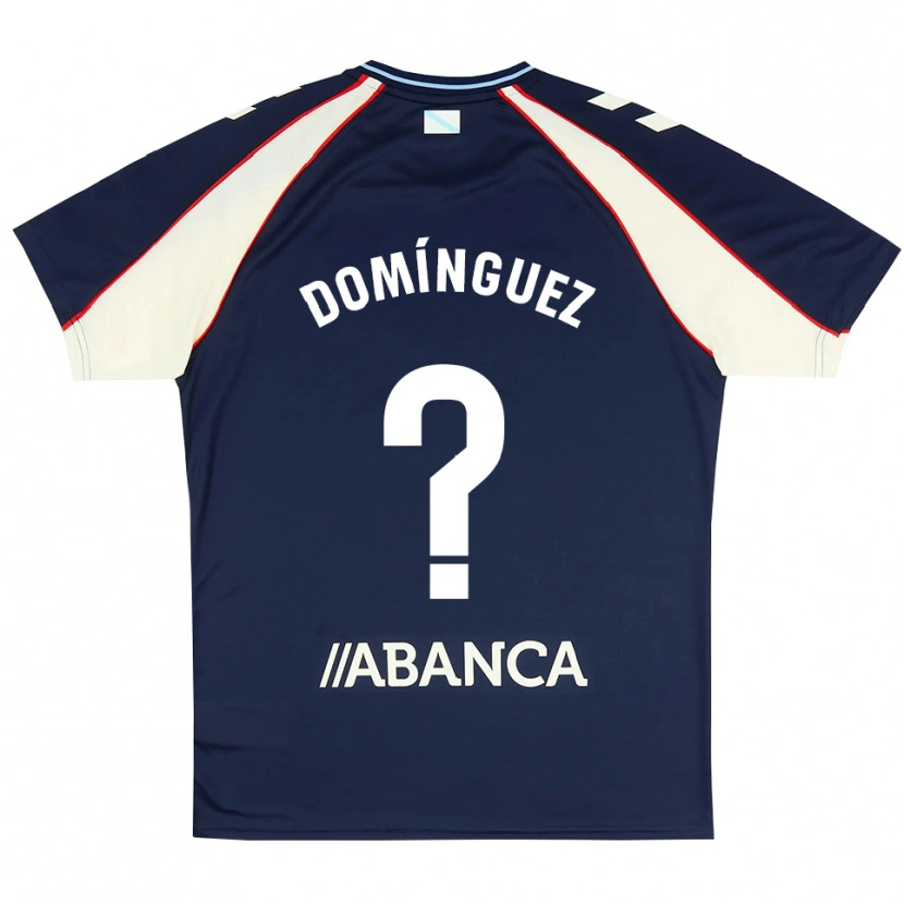 Danxen Homme Maillot Fabio Domínguez #0 Bleu Royal Rouge Blanc Tenues Extérieur 2026/27 T-Shirt
