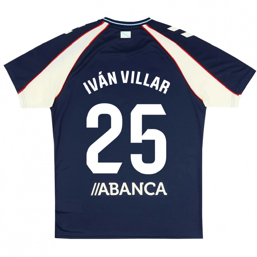 Danxen Homme Maillot Iván Villar #25 Bleu Royal Rouge Blanc Tenues Extérieur 2026/27 T-Shirt