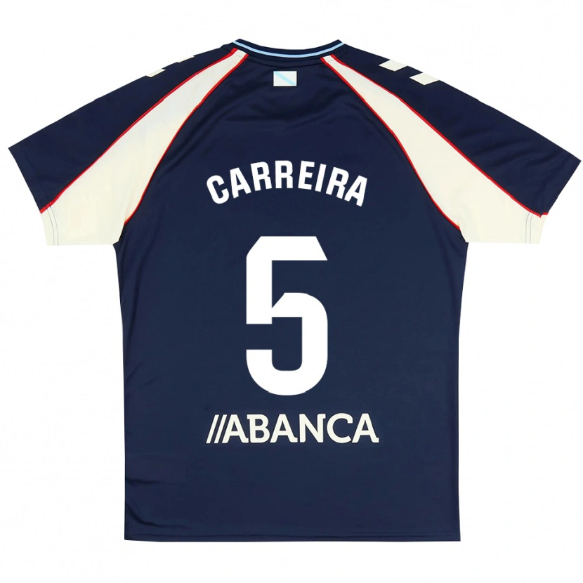 Danxen Homme Maillot Sergio Carreira #5 Bleu Royal Rouge Blanc Tenues Extérieur 2026/27 T-Shirt
